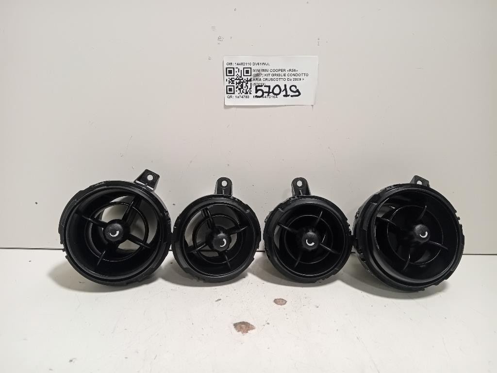 KIT Griglie Condotto ARIA Cruscotto 14482110 Mini MINI Cooper R56 2007