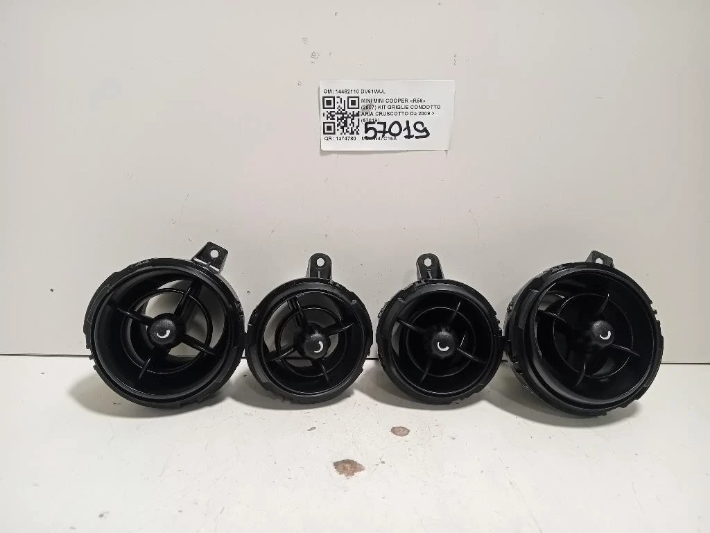 KIT Griglie Condotto ARIA Cruscotto 14482110 Mini MINI Cooper R56 2007