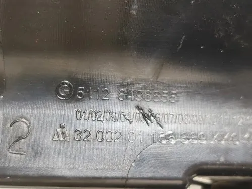 Rinforzo Paraurti POST 5112 8496655 Bmw Serie 1 F40 Berlina 2019