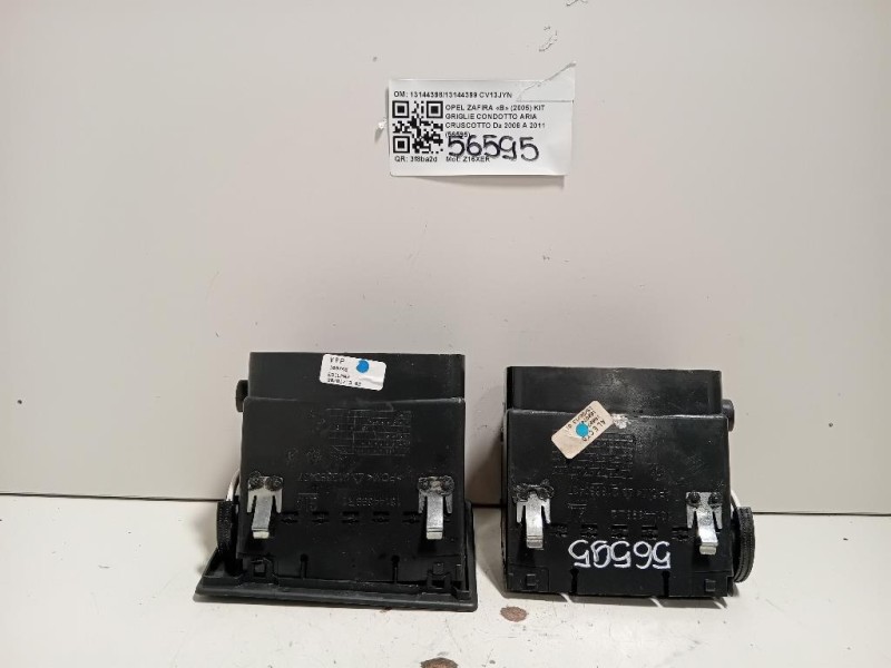 KIT Griglie Condotto ARIA Cruscotto 1314439813144399 Opel Zafira B 2005