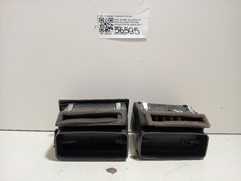 KIT Griglie Condotto ARIA Cruscotto 1314439813144399 Opel Zafira B 2005