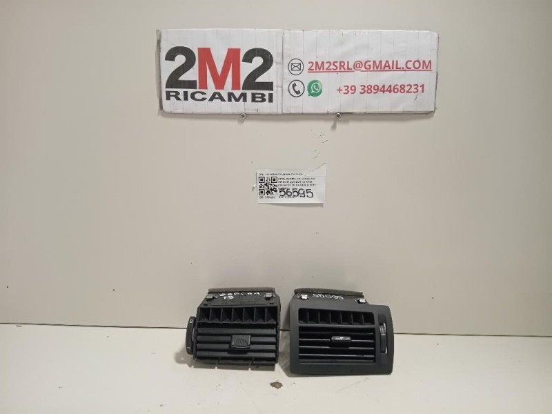KIT Griglie Condotto ARIA Cruscotto 1314439813144399 Opel Zafira B 2005