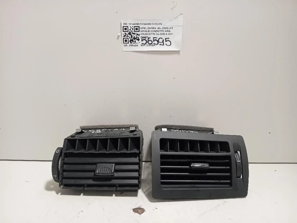 KIT Griglie Condotto ARIA Cruscotto 1314439813144399 Opel Zafira B 2005