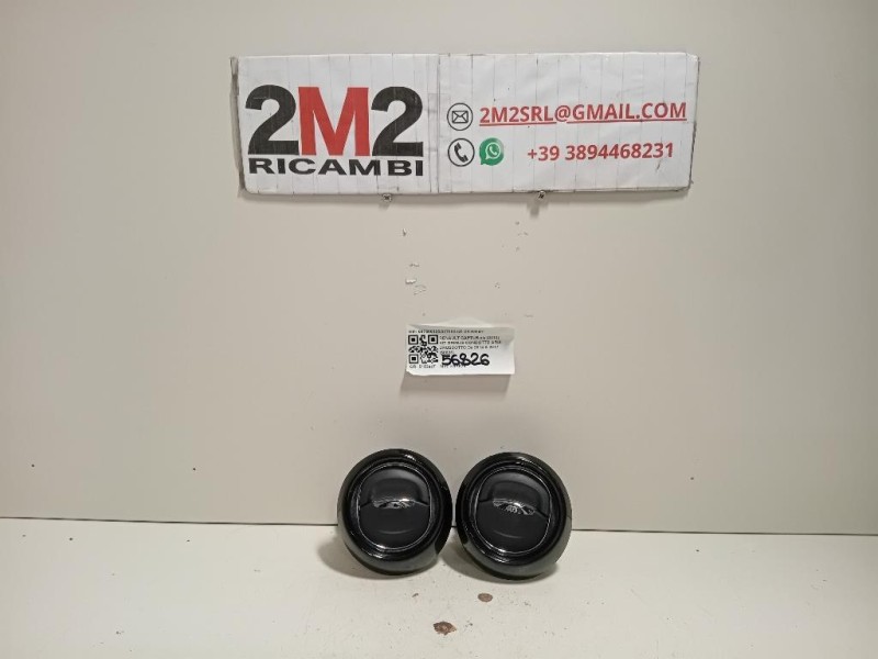 KIT Griglie Condotto ARIA Cruscotto 687606325687606325 Renault Captur I 2013