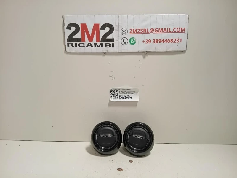 KIT Griglie Condotto ARIA Cruscotto 687606325687606325 Renault Captur I 2013