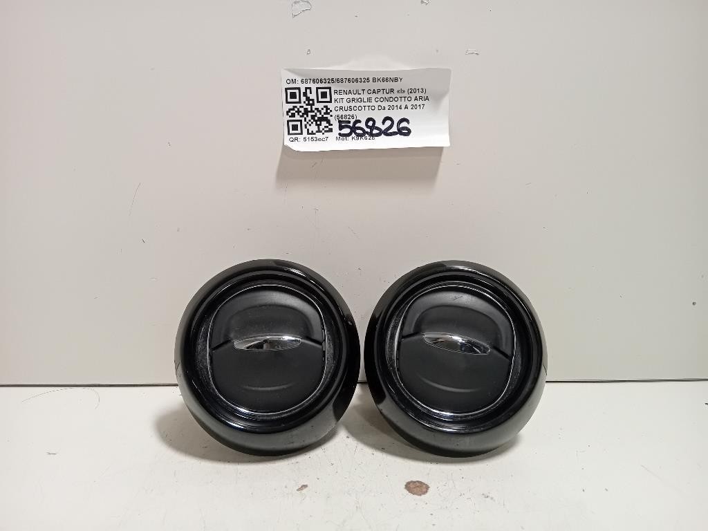 KIT Griglie Condotto ARIA Cruscotto 687606325687606325 Renault Captur I 2013