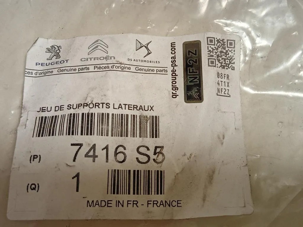 Rinforzo Paraurti POST 7416 S5 SX+DX Citroen C3 II 2010