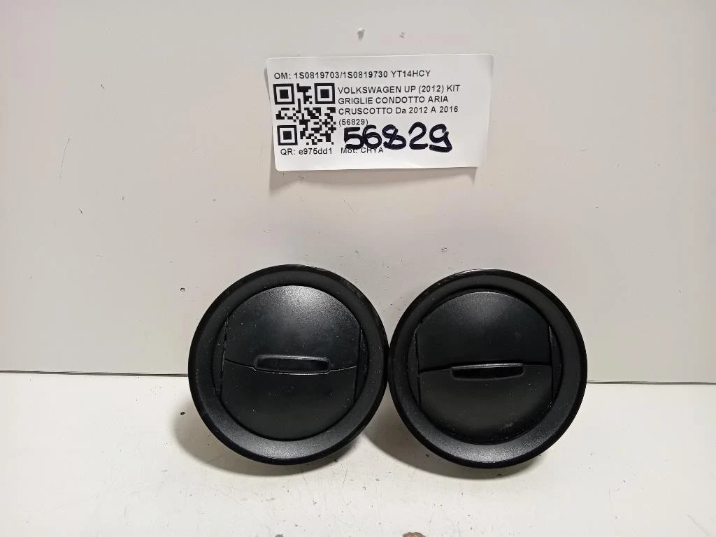 KIT Griglie Condotto ARIA Cruscotto 1S08197031S0819730 Volkswagen UP 2012