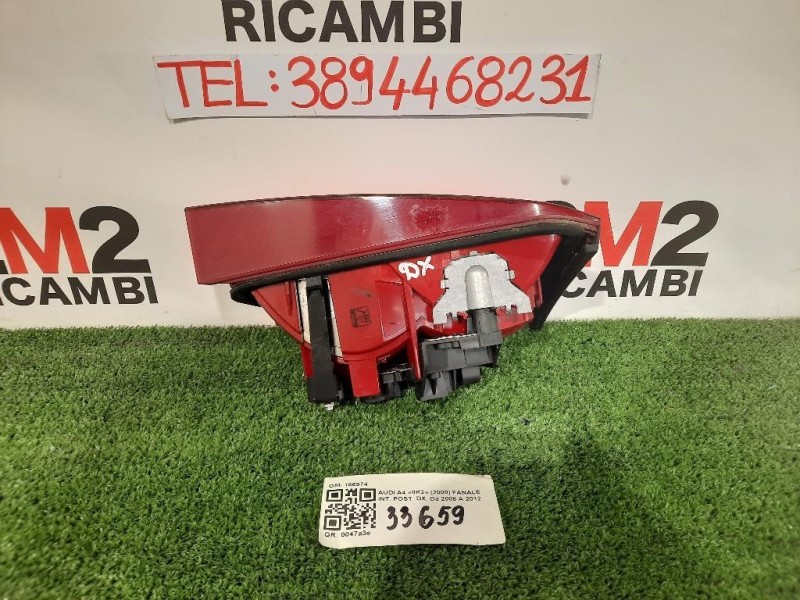 Fanale INT POST DX 8K5945094K Audi A4 8K2 2008