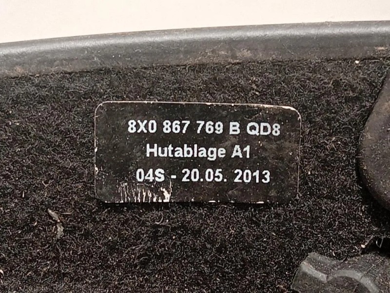 Ripiano Copertura VANO Bagagli 8X0 867 769 B Audi A1 8XA Sportback 2012