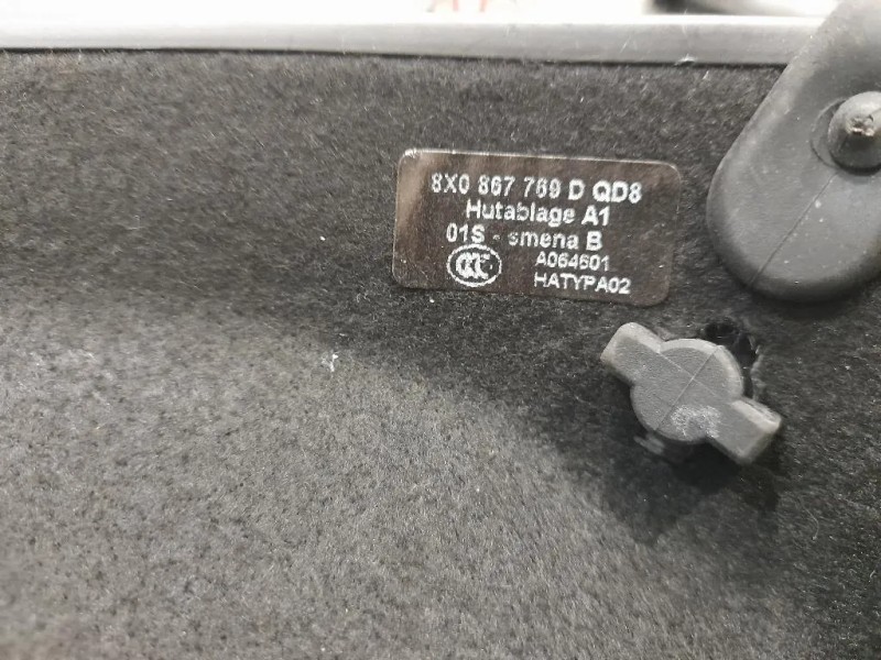 Ripiano Copertura VANO Bagagli 8X0867769DQD8 Audi A1 8XF Sportback 2015