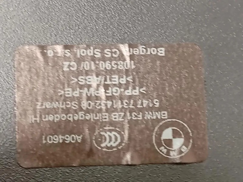 Ripiano Copertura VANO Bagagli 5147 7311432-08 Bmw Serie 3 F30 Berlina 2012