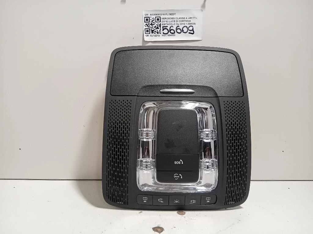 LUCE DI Cortesia Abitacolo A0009002319 Mercedes Classe A W177 2018
