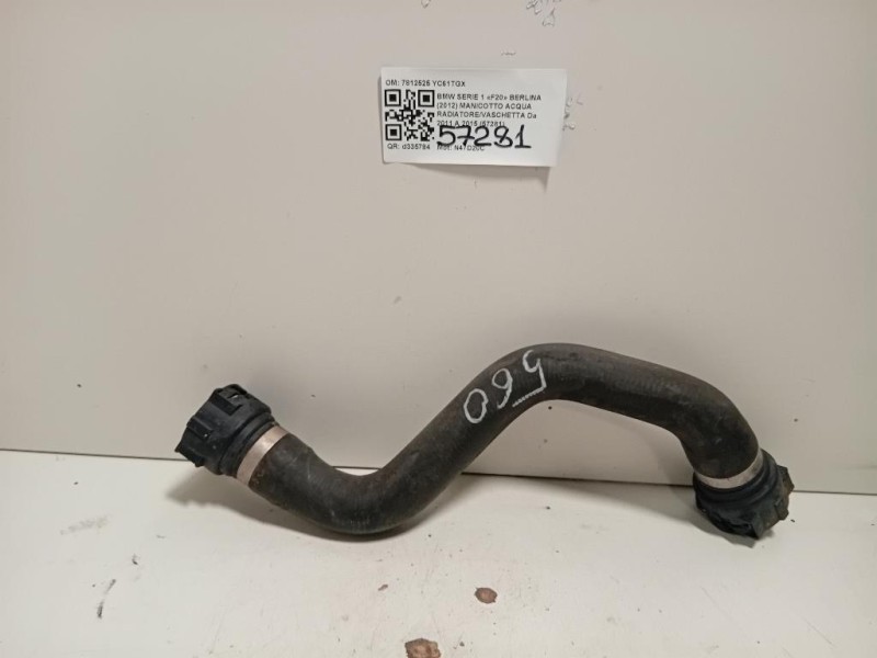 Manicotto Acqua Radiatorevaschetta 7812525 Bmw Serie 1 F20 Berlina 2012