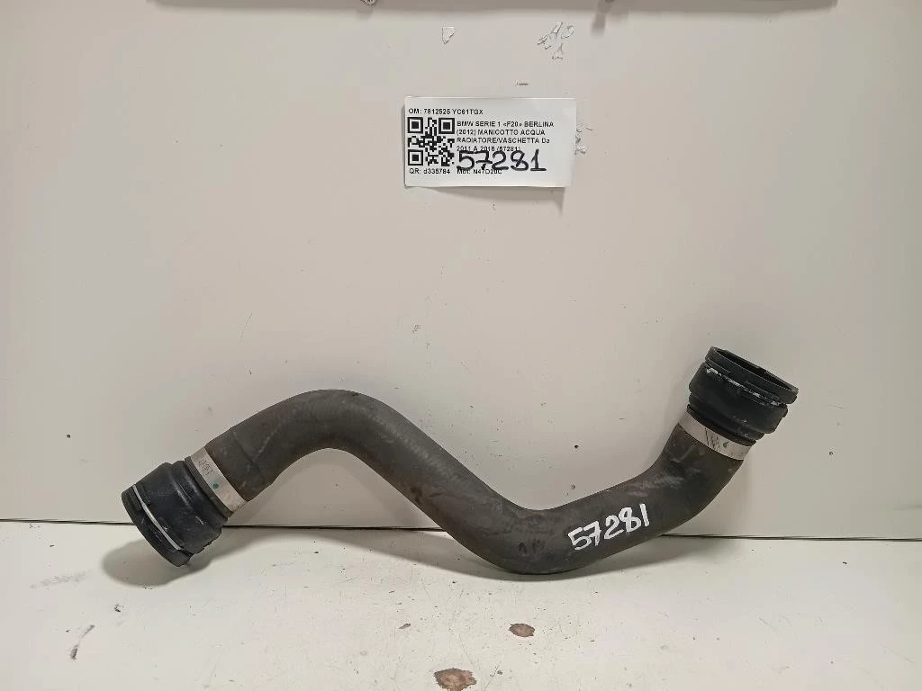 Manicotto Acqua Radiatorevaschetta 7812525 Bmw Serie 1 F20 Berlina 2012