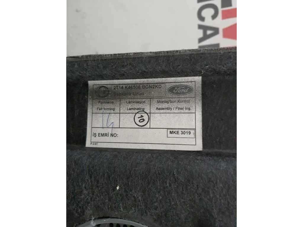 Ripiano Copertura VANO Bagagli 1360902 2T14K46506BG Ford Transit Connect I 2002