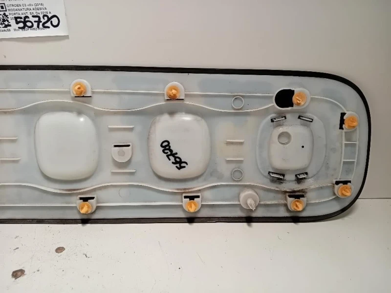 Modanatura Adesiva Porta ANT SX 9813091377 Citroen C3 III 2016