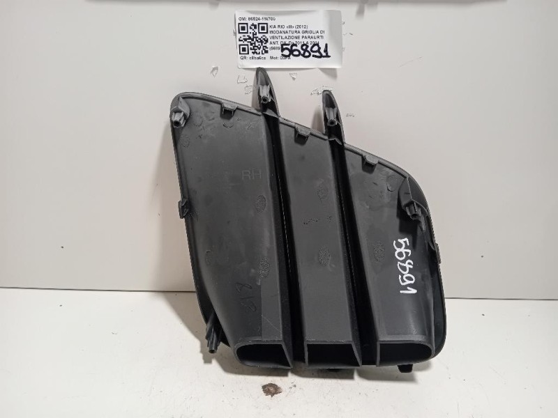 Modanatura Griglia DI Ventilazione Paraurti ANT DX 86524-1W700 Kia RIO III 2012