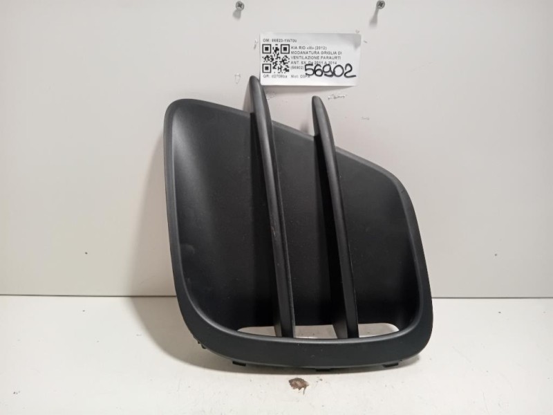 Modanatura Griglia DI Ventilazione Paraurti ANT SX 86523-1W700 Kia RIO III 2012