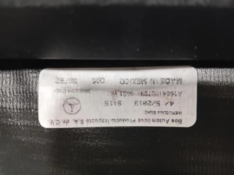 Ripiano Copertura VANO Bagagli A1668100709 Mercedes Classe ML W166 2012