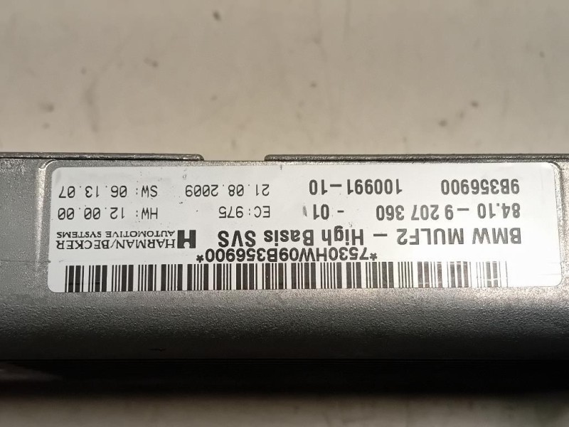 Modulo Bluetooth 84109207360 Bmw Serie 1 F20 Berlina 2012