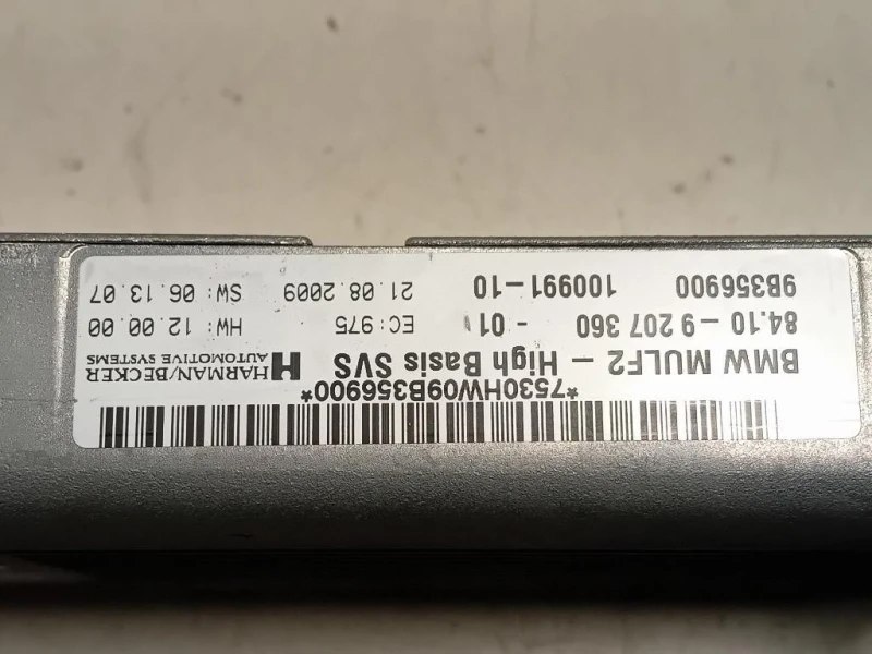 Modulo Bluetooth 84109207360 Bmw Serie 1 F20 Berlina 2012