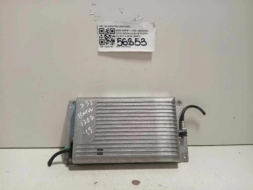 Modulo Bluetooth 84109207360 Bmw Serie 1 F20 Berlina 2012