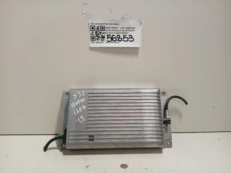 Modulo Bluetooth 84109207360 Bmw Serie 1 F20 Berlina 2012