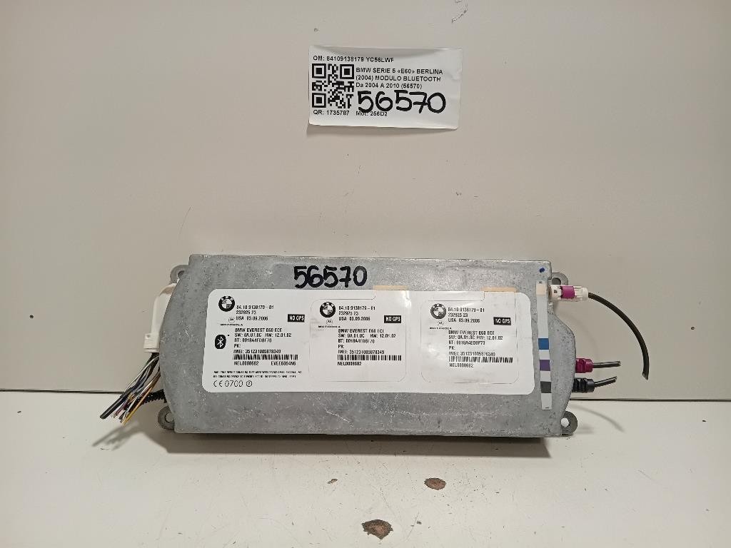 Modulo Bluetooth 84109138179 Bmw Serie 5 E60 Berlina 2004