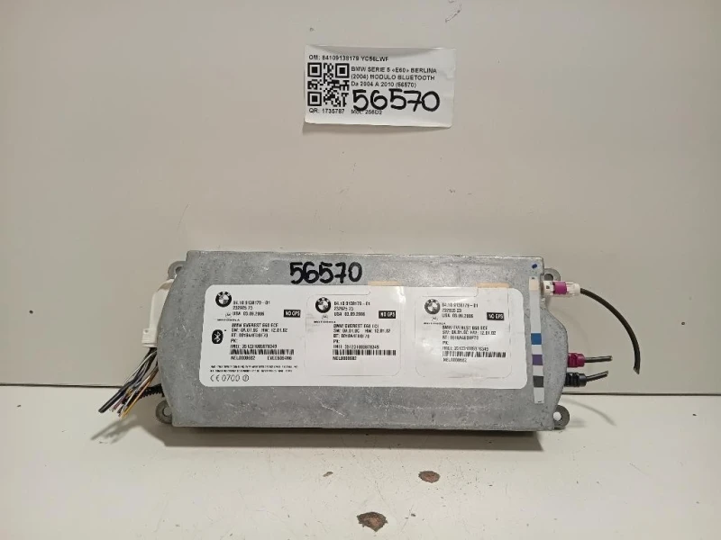 Modulo Bluetooth 84109138179 Bmw Serie 5 E60 Berlina 2004