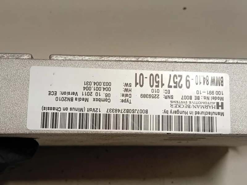 Modulo Bluetooth 925715001 Bmw Serie 5 F10 Berlina 2012