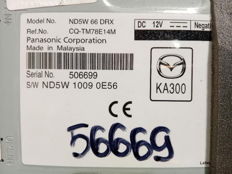 Modulo Bluetooth ND5W66DRX Mazda MX5 IV 2015