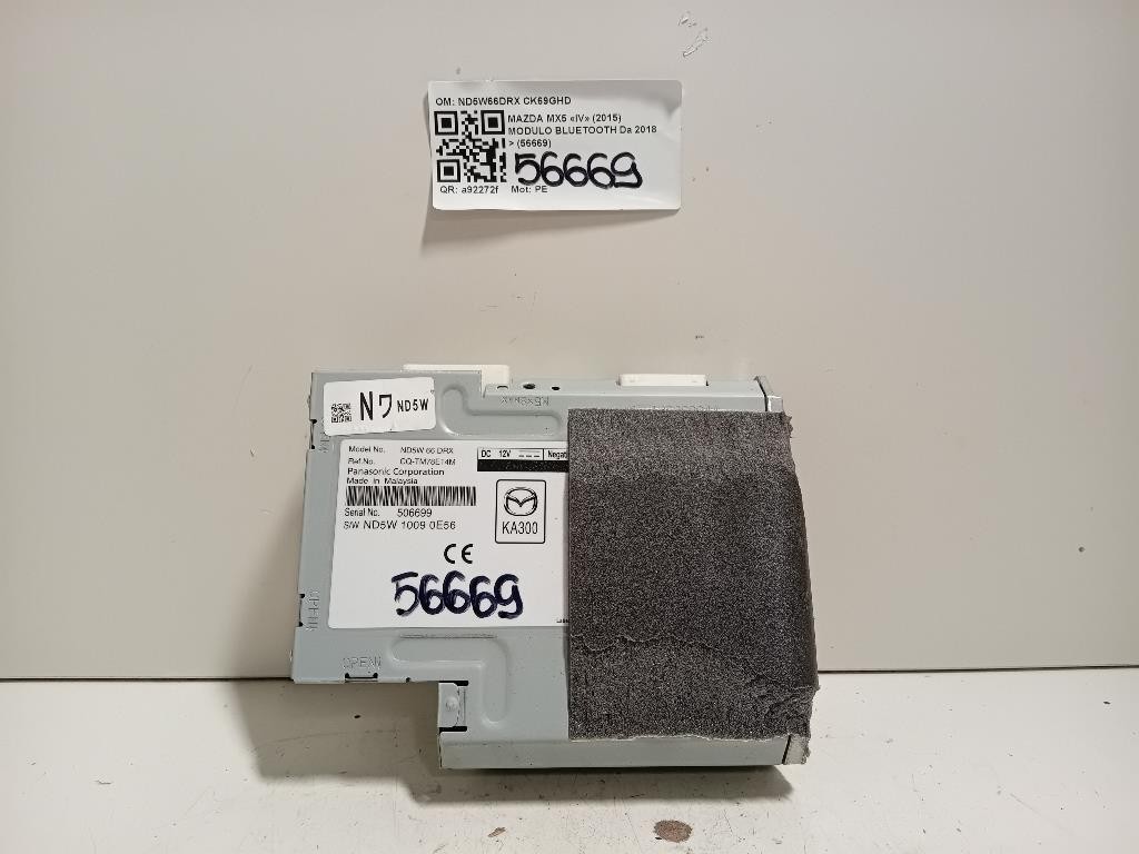 Modulo Bluetooth ND5W66DRX Mazda MX5 IV 2015