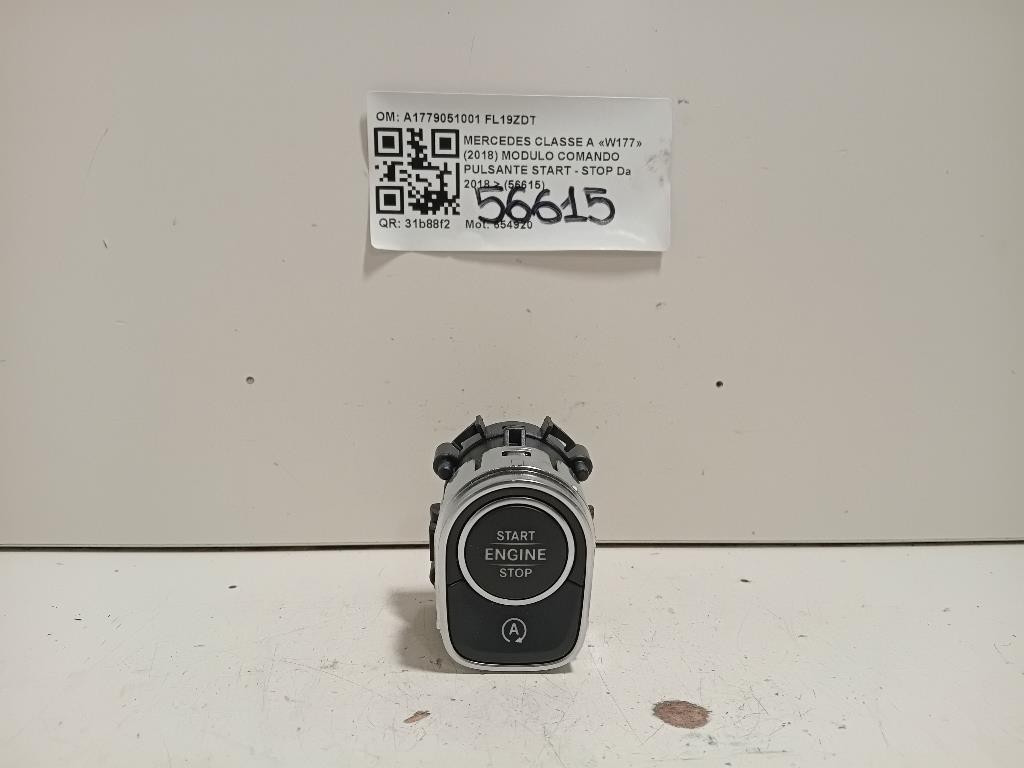 Modulo Comando Pulsante Start - STOP A1779051001 Mercedes Classe A W177 2018