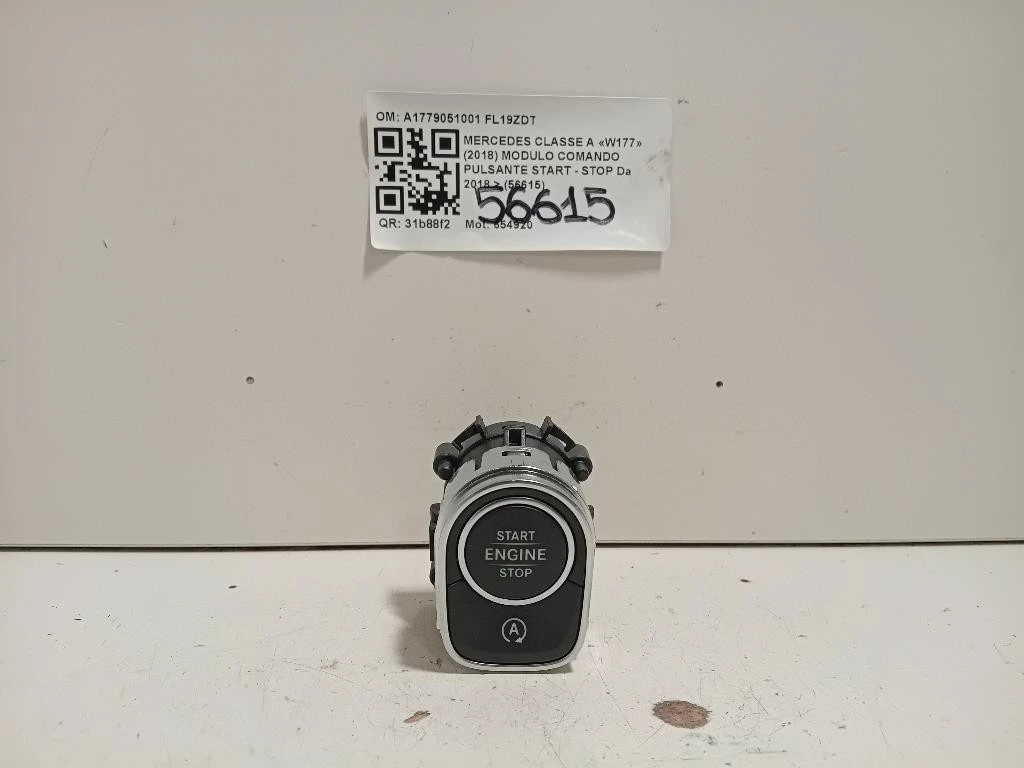 Modulo Comando Pulsante Start - STOP A1779051001 Mercedes Classe A W177 2018