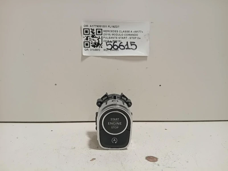 Modulo Comando Pulsante Start - STOP A1779051001 Mercedes Classe A W177 2018