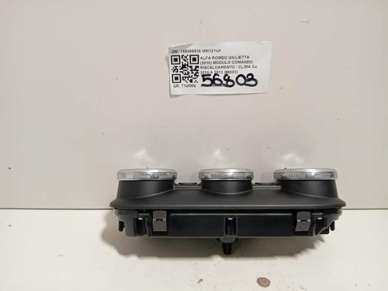 Modulo Comando Riscaldamento Clima 156099936 Alfa Romeo Giulietta 2010