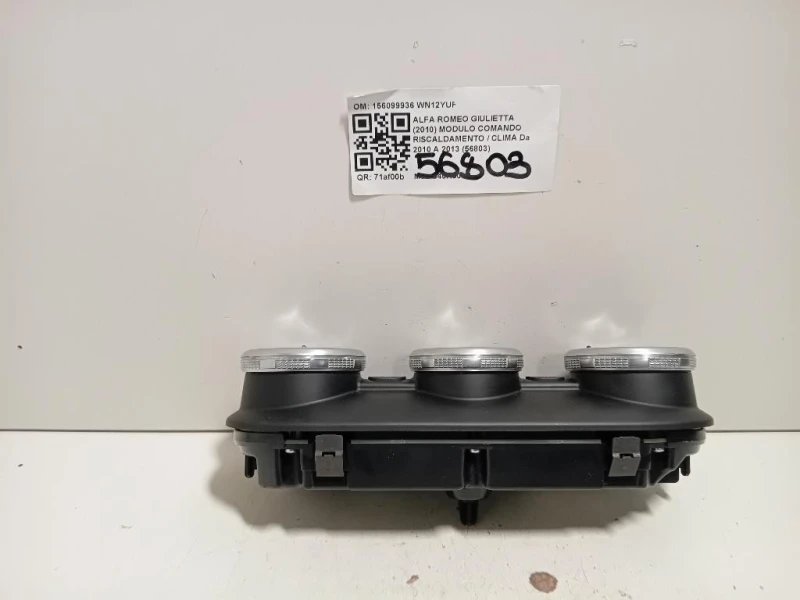 Modulo Comando Riscaldamento Clima 156099936 Alfa Romeo Giulietta 2010
