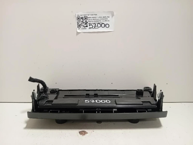 Modulo Comando Riscaldamento Clima 64119207197 Bmw Serie 1 F20 Berlina 2012