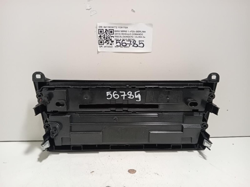 Modulo Comando Riscaldamento Clima 64119338772 Bmw Serie 1 F20 Berlina 2012