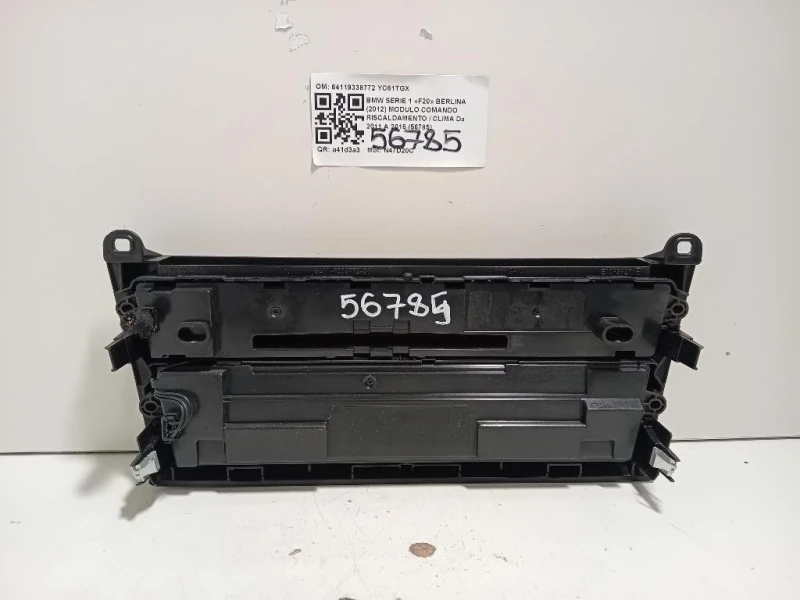 Modulo Comando Riscaldamento Clima 64119338772 Bmw Serie 1 F20 Berlina 2012