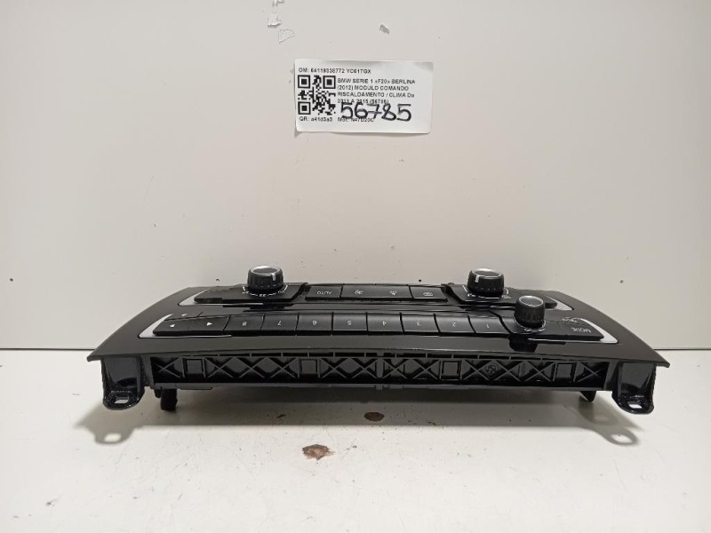 Modulo Comando Riscaldamento Clima 64119338772 Bmw Serie 1 F20 Berlina 2012