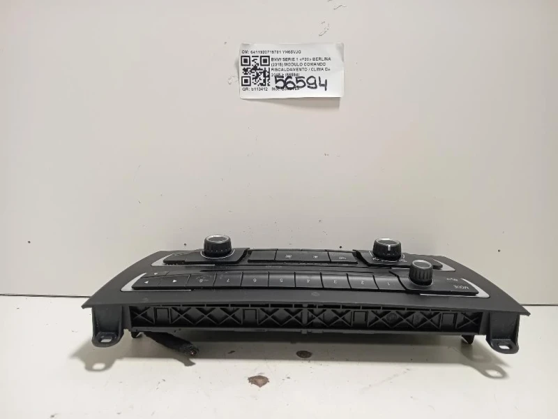 Modulo Comando Riscaldamento Clima 6411920719701 Bmw Serie 1 F20 Berlina 2015