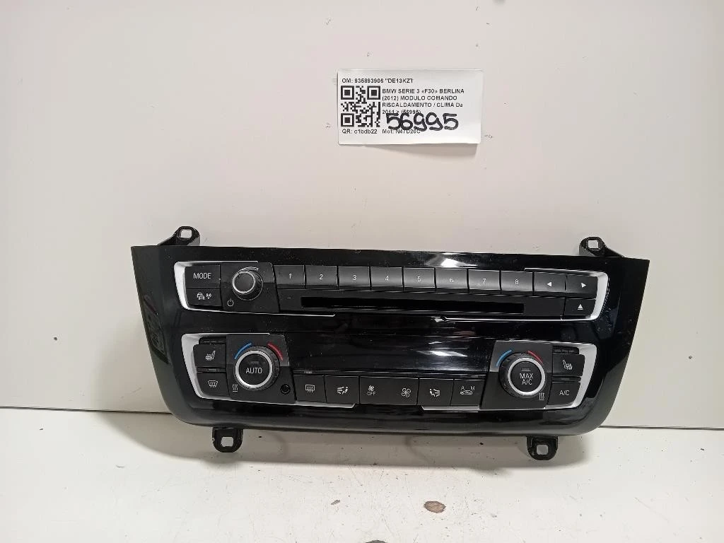 Modulo Comando Riscaldamento Clima 935893905 Bmw Serie 3 F30 Berlina 2012