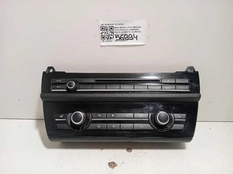 Modulo Comando Riscaldamento Clima 928534101 Bmw Serie 5 F10 Berlina 2012