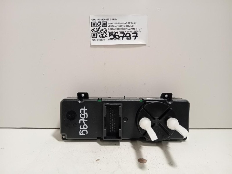 Modulo Comando Riscaldamento Clima 1708300885 Mercedes Classe SLK R170 1997