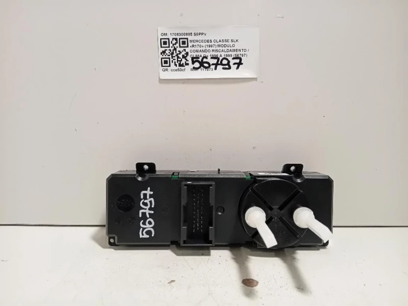 Modulo Comando Riscaldamento Clima 1708300885 Mercedes Classe SLK R170 1997
