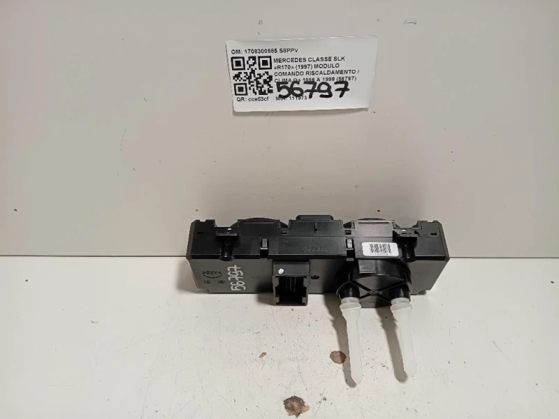 Modulo Comando Riscaldamento Clima 1708300885 Mercedes Classe SLK R170 1997