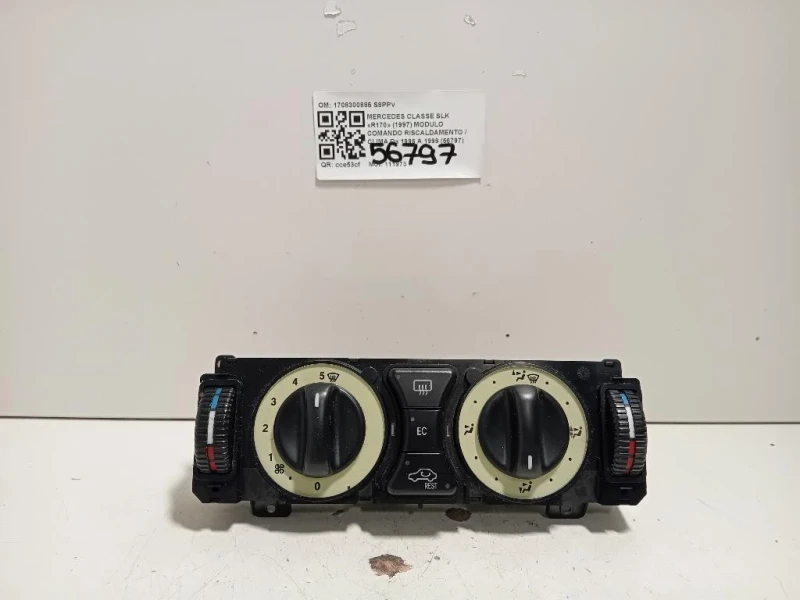 Modulo Comando Riscaldamento Clima 1708300885 Mercedes Classe SLK R170 1997