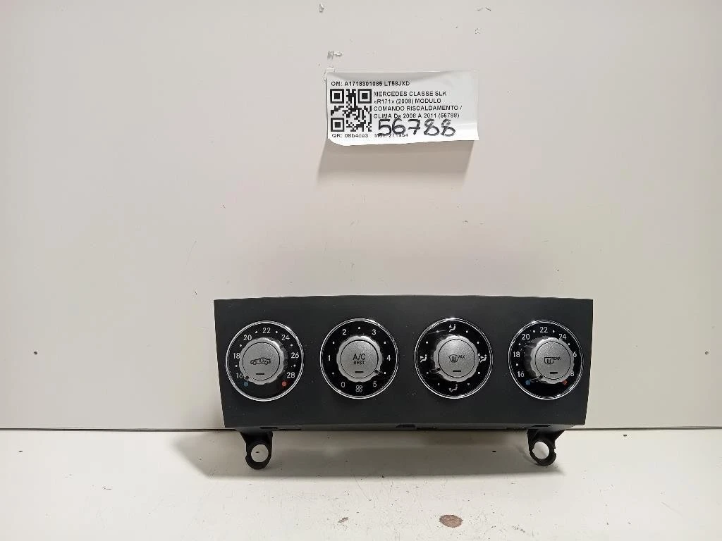 Modulo Comando Riscaldamento Clima A1718301085 Mercedes Classe SLK R171 2008